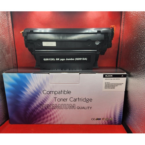 Συμβατό τόνερ HP 12X Q2612XL Jumbo 6.000 σελ