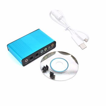 Εξωτερική κάρτα ήχου USB 5.1 με οπτική ίνα (ΟΕΜ)