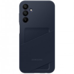 Samsung Back Cover Σιλικόνης με Υποδοχή για Κάρτες Blue Black (Samsung Galaxy A15) EF-OA156TBEGWW