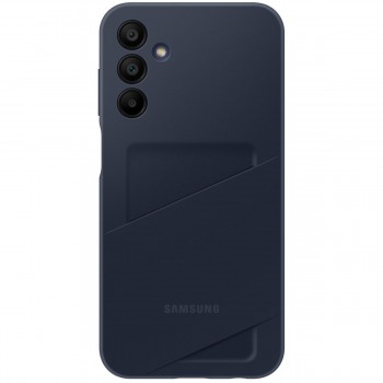 Samsung Back Cover Σιλικόνης με Υποδοχή για Κάρτες Blue Black (Samsung Galaxy A15) EF-OA156TBEGWW