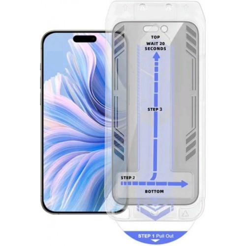 Vivid Privacy Full Face Tempered Glass Μαύρο (iPhone 17 Pro Max / iPhone 16 Pro Max)
