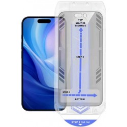 Vivid Privacy Full Face Tempered Glass Μαύρο (iPhone 17 / 17 Pro / 16 Pro)